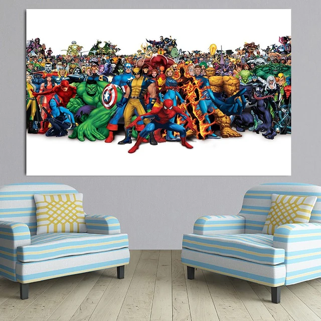 Marvel Superheroes Canvas Art Print Wall Painting Poster Wall Pictures
