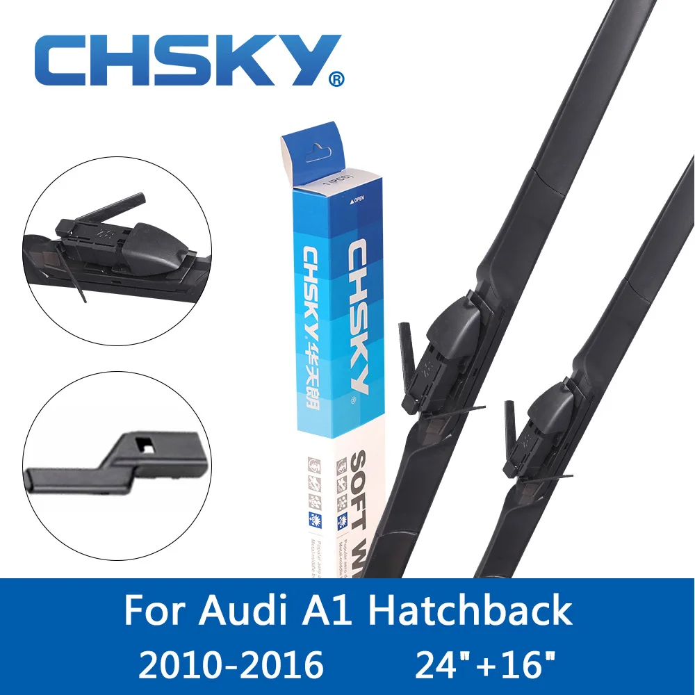 CHSKY Car Windshield Wiper Blade For Audi A1 Hatchback & Sportback 2010