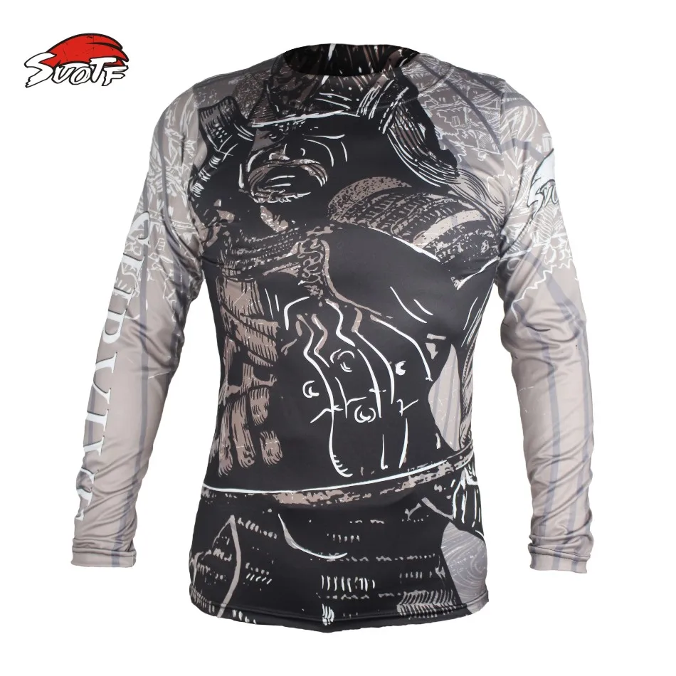 SUOTF Black Japanese Samurai Shogunate Combat mma boxing clothing Training font b Fitness b font Wearing