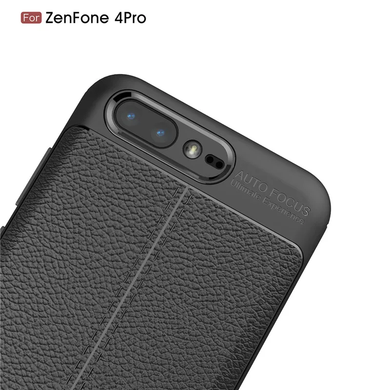 Silicone Case For ASUS ZenFone 4 Pro ZS551KL 5.5inch Case Soft TPU PU Leather Back Cover For Asus  ZenFone 4 Pro ZS551KL Case (5)