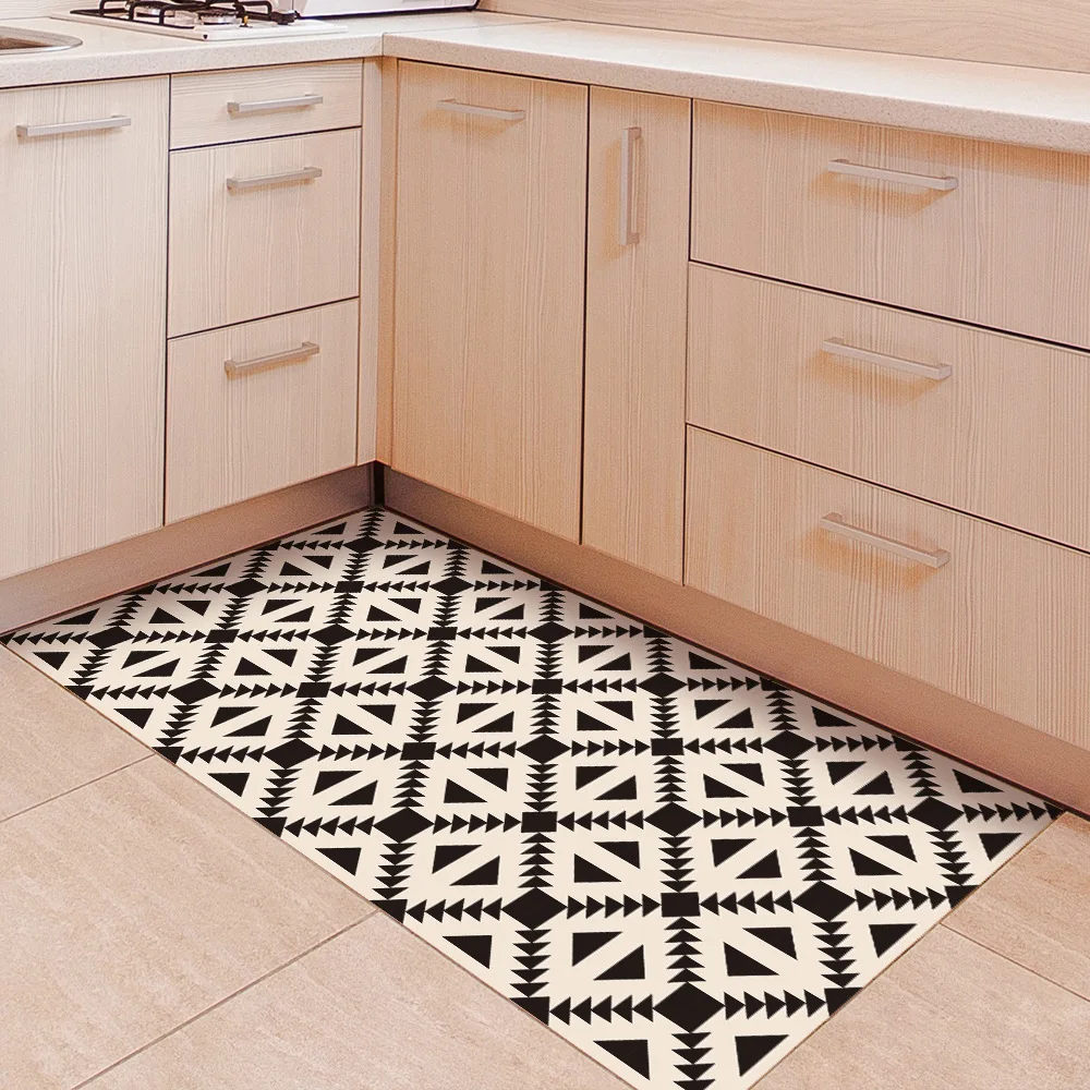 60X120CM Fashion Abstract Geometric Black White Self adhesive Wallpaper PVC Waterproof Floor Sticker Home Decor Bedroom Sticker 60X120CM Fashion Abstract Geometric Black White Self adhesive Wallpaper PVC Waterproof Floor Sticker Home Decor Bedroom Sticker