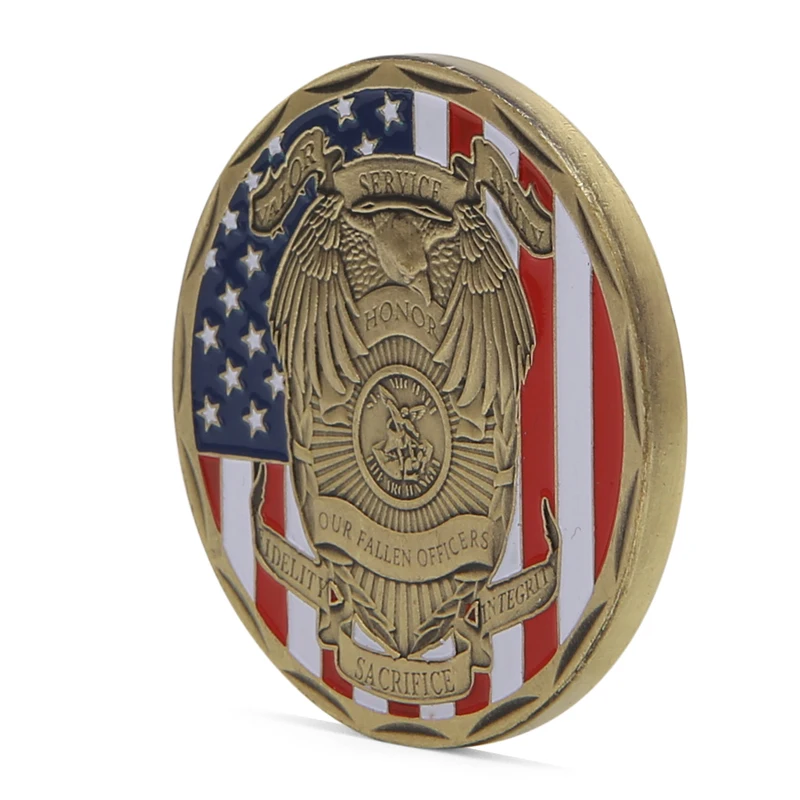 OOTDTY Коллекционная монета Святого Майкла Архангел памятный вызов монета коллекция Токен подарок
