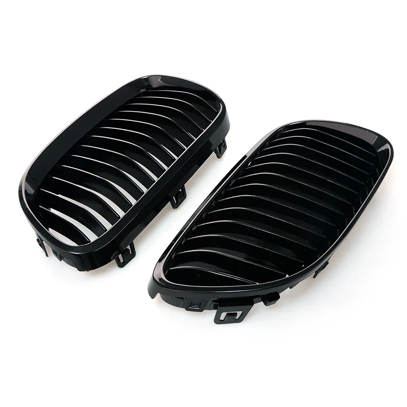 

1pair Grille For BMW 3 Series E92 E93 10-14 Gloss Black Car Front Center Wide Kidney Grill Racing Grill Car-styling