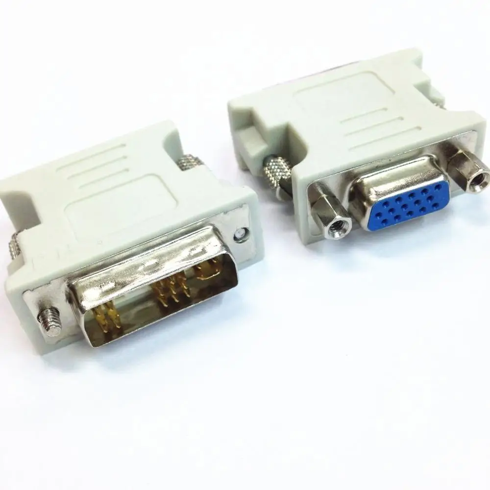 

DVI 12+5 Male to VGA 15P Female Adapter free shipping