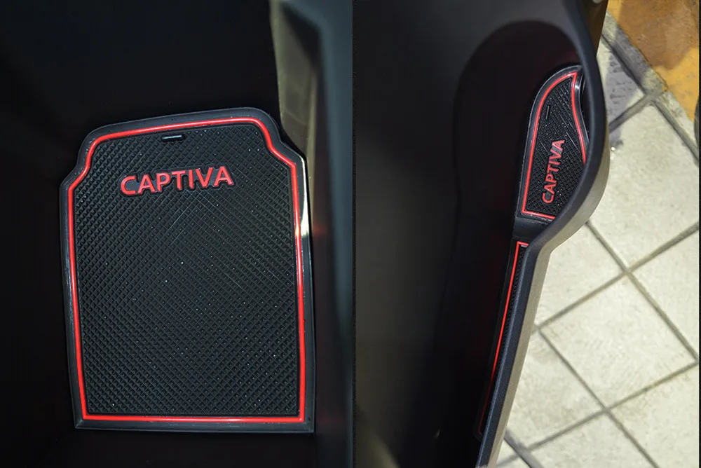 Для Chevrolet Captiva 2011- Противоскользящий Автомобильный Дверной слот латексные ворота паз нескользящий коврик внутренняя чашка подушка автомобиль-Стайлинг 10 шт