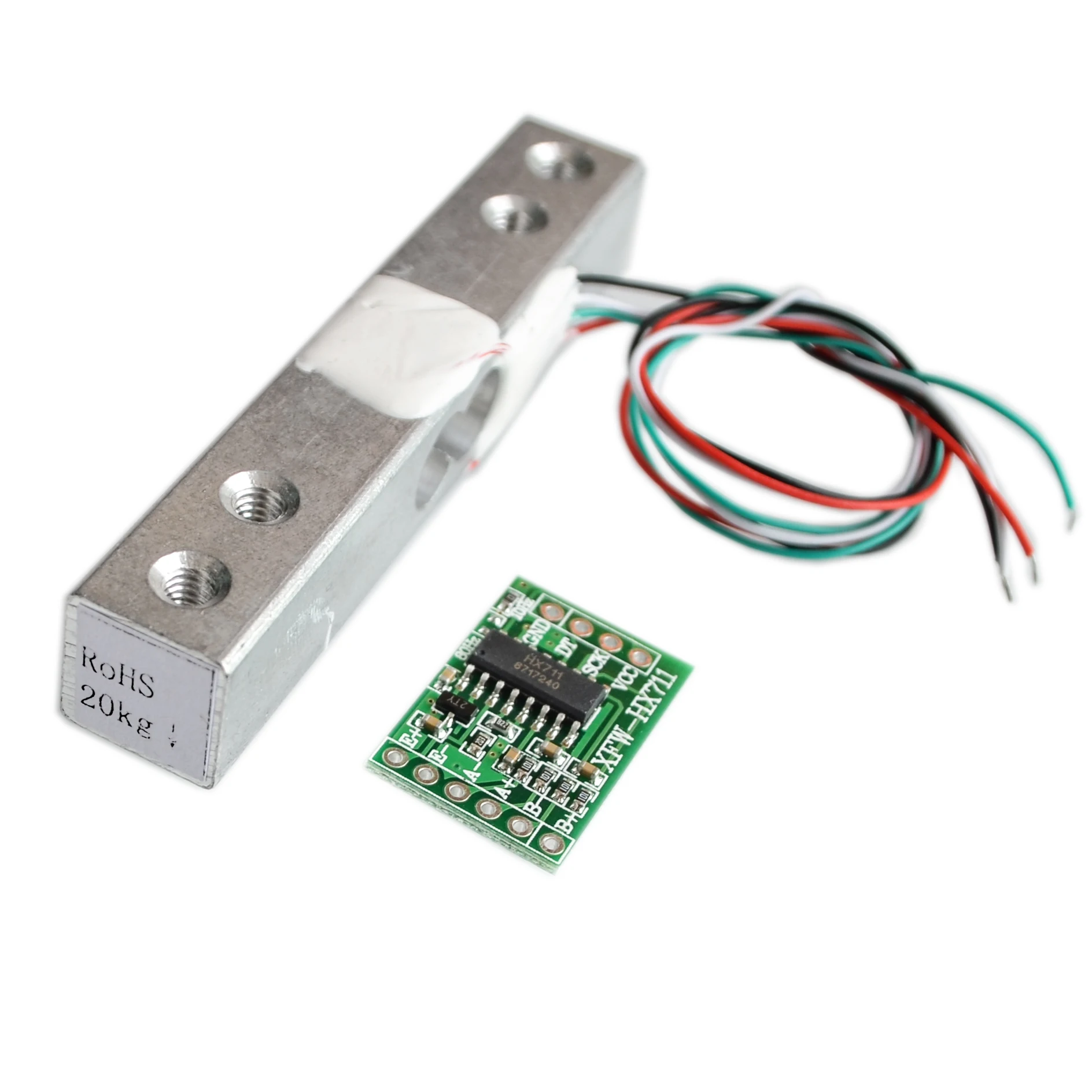 

Digital Load Cell Weight Sensor 20KG Portable Electronic Kitchen Scale + HX711 Weighing Sensors Ad Module for