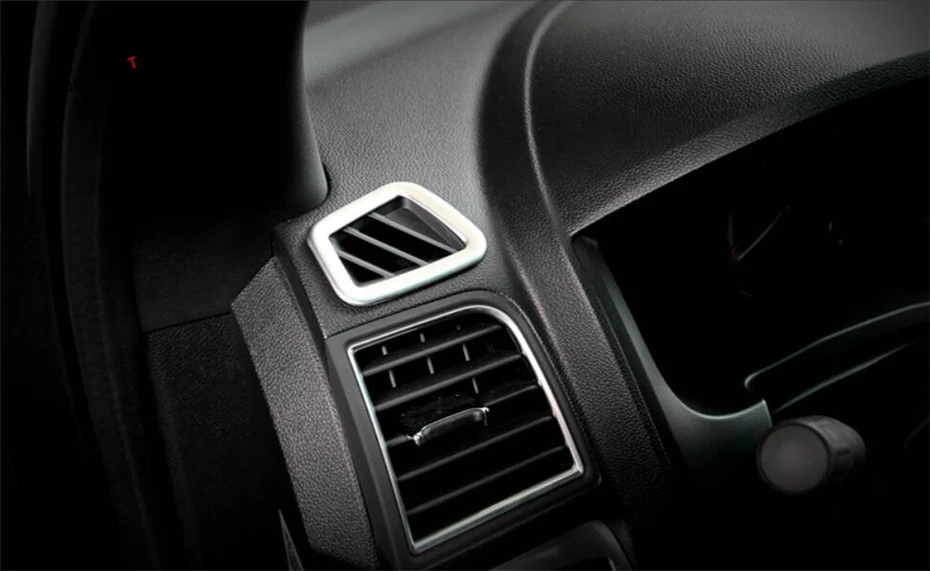 

Yimaautotrims Dashboard Air Conditioning AC Vents Frame Cover Trim Fit For Ford Explorer 2013 - 2018 Matte Interior ABS