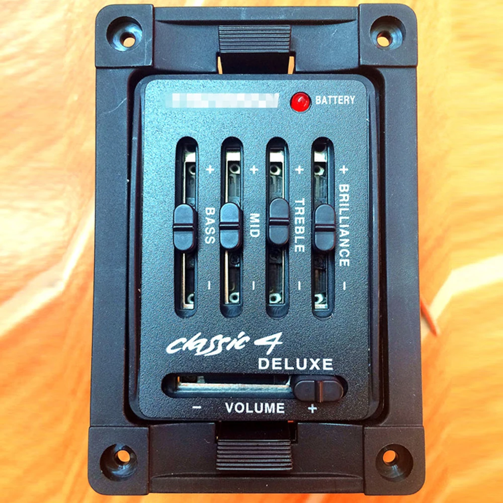 High Quality Classic 4 Deluxe Guitar Preamp 4 Band EQ Pickups for