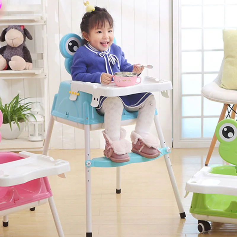

Hot Sell Children's Frog Chair Multifunctional Foldable Portable Baby Chair Eating Dining Table Chair Seating Baby Chair Feeding