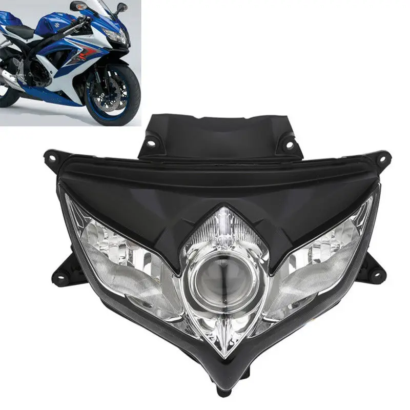 

Motorcycle Front Headlight Head Light Lamp Assembly For Suzuki GSXR 600 GSX-R 750 2008-2009