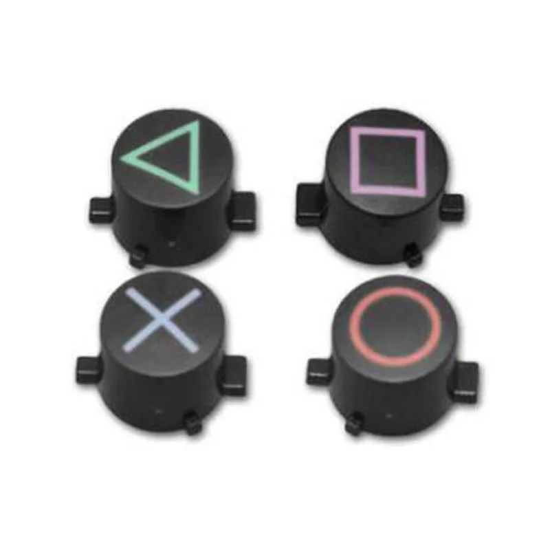 

4 Repair Part Replacement for Sony Playstation Dualshock 4 3 DS4 PS4 PS3 Gamepad Controller Circle Square Triangle ABXY X Button