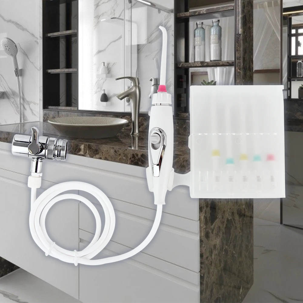 Cena 6 dysza bateria umywalkowa kran wody z kranu nić dentystyczna jamy ustnej irygator strumieniem przenośny nici nawadniania SPA czyszczenia zębów szczoteczki do zębów szczoteczka do zębów wybielanie