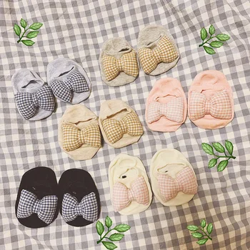

Baby Kids Unisex Socks Bow Cotton Doll Socks Breathable Comfortable Cute Children's Socks