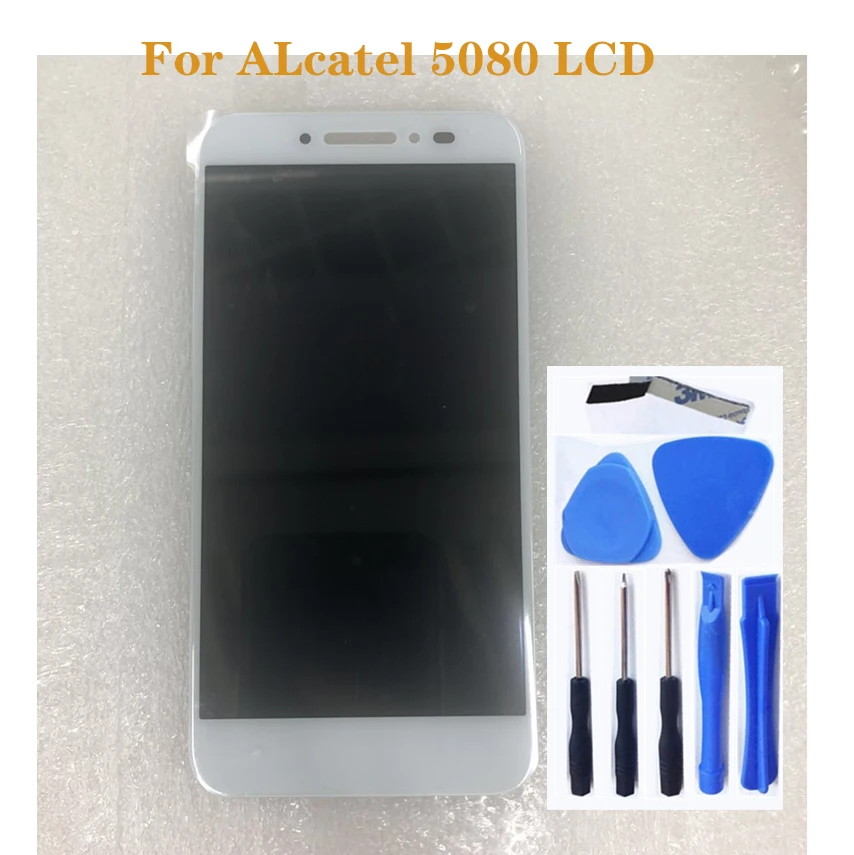 5," для Alcatel One Touch Shine Lite 5080 5080X 5080A 5080U 5080F 5080Q ЖК-дисплей+ сенсорный экран Запасные части для мобильного телефона