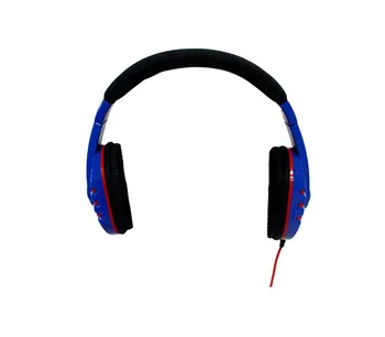 

Headphones blue with pads and Sound Insulation