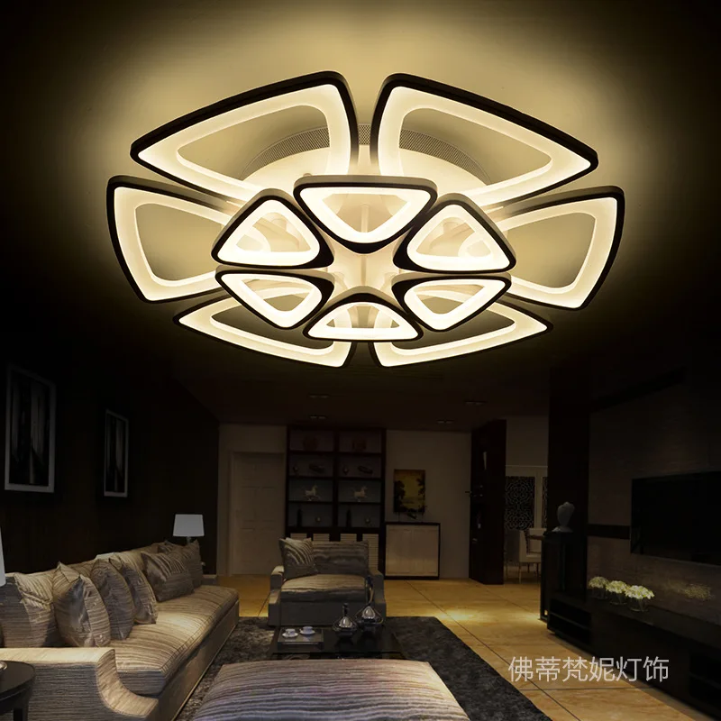 

Modern Ceiling Lights Remote Control Acryl Ceiling Lights Lamp Avize Lighting Lamparas Home Lighting Ceiling Luminarias De Led