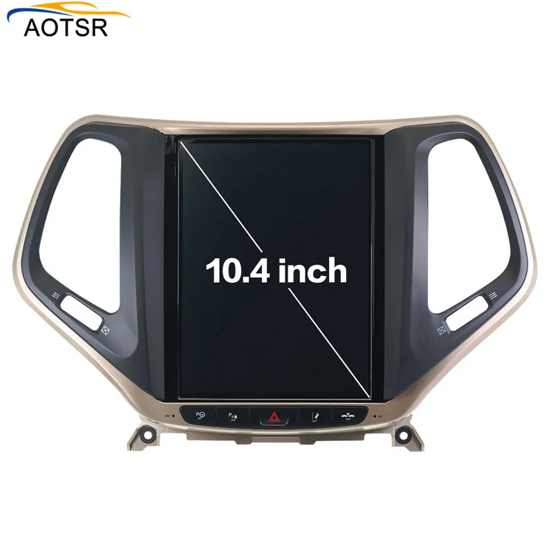 Perfect Tesla Style BIG Screen Android 7.1 car gps navigation head unit For JEEP Cherokee 2014 - 2018 car radio stereo no dvd free map 7