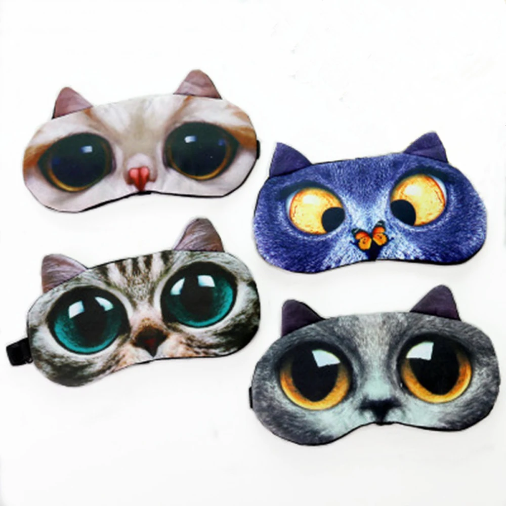 

Party Masks 3D Eyeshade Eye Cover Eyemask Sleeping Eye Mask Aid Patch Rest Adjustable Sleep Snoring Night Mask
