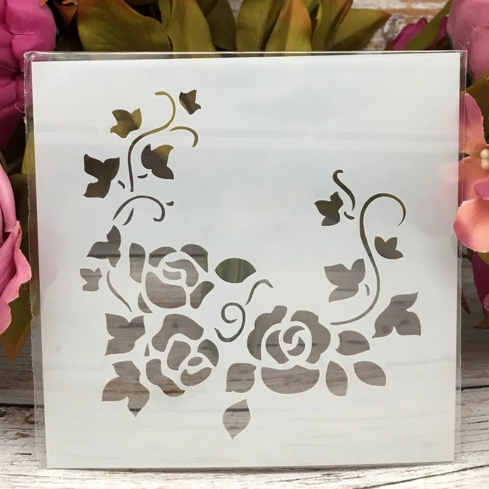 

Flower Leaf 13cm DIY Craft Layering Stencils Wall Painting Scrapbooking Stamping Embossing Album Decorative Paper Card Template