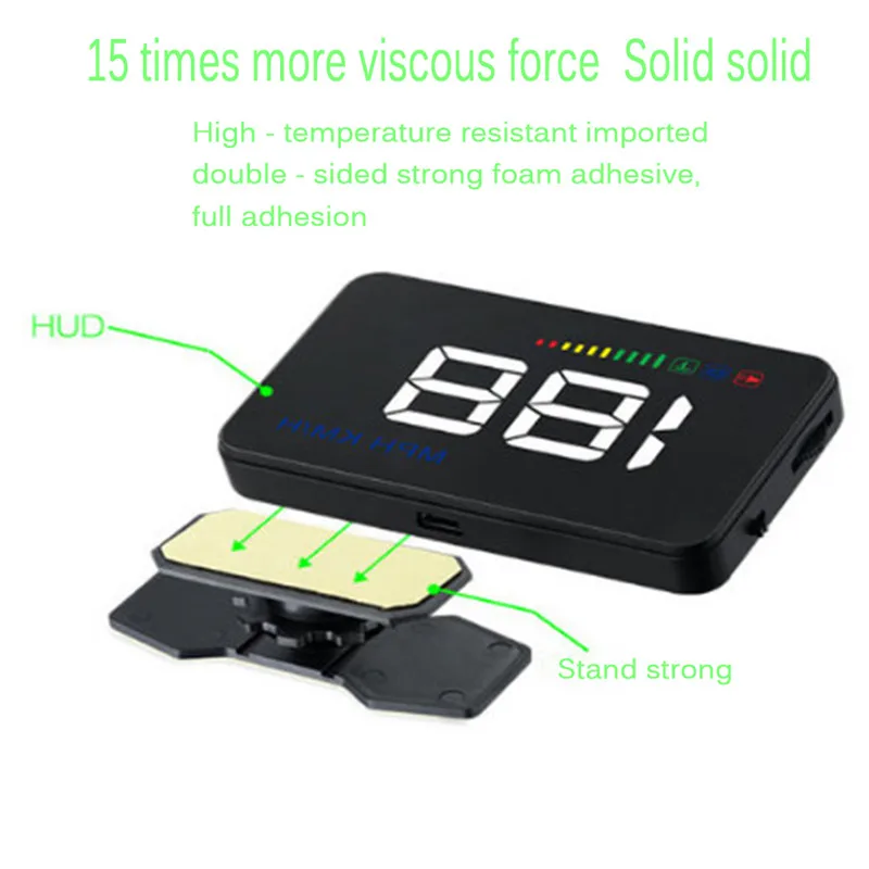  Universal Flexible Drehung Halter Auto HUD Head Up Display Halterung Telefon Halter-Arbeit für HUD 