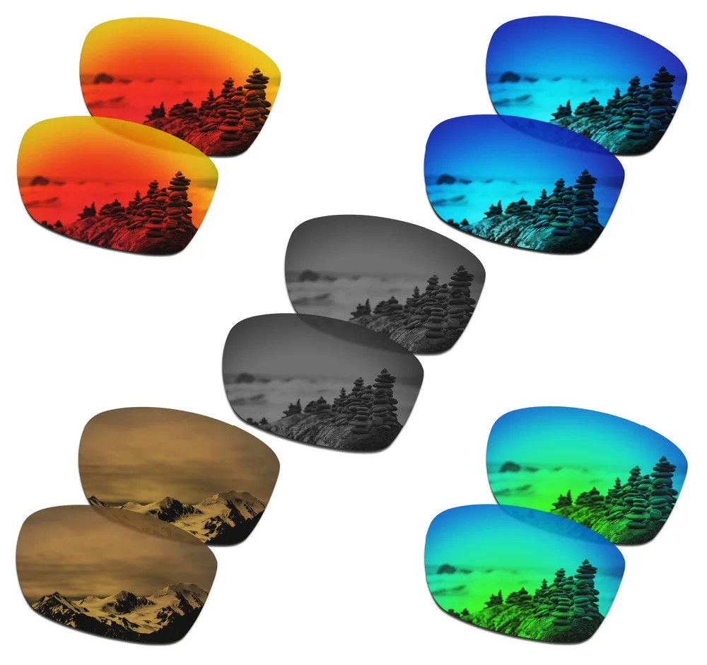 Smartvlt 5 Pairs Polarized Sunglasses Replacement Lenses For Oakley
