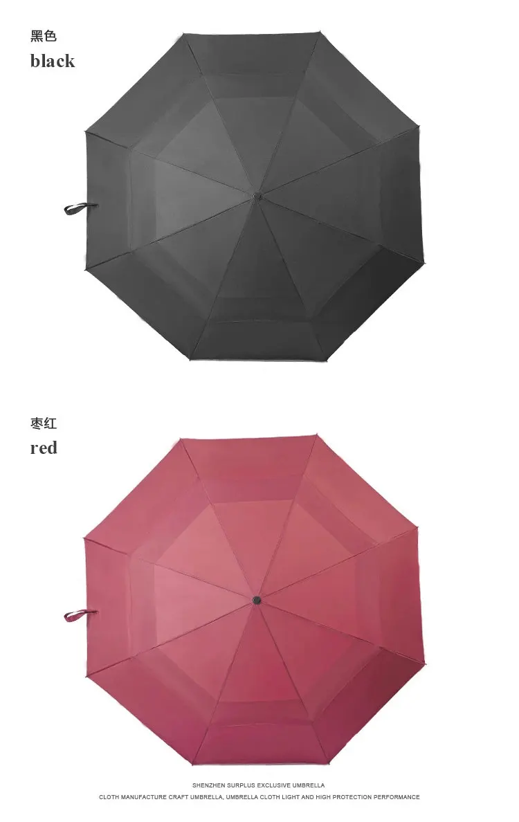 JESSE KAMM дизайн полностью автоматические зонты сильный Ветрозащитный большой для двух трех человек эпонж дропшиппинг Мода
