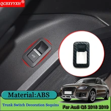 QCBXYYXH Автомобильный дизайн ABS багажник автомобиля переключатель украшение стразами Стикеры авто аксессуары для украшения интерьера для Audi Q5