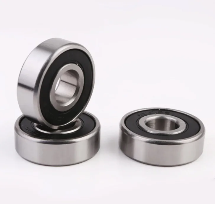 50 шт./лот 12x32x10 мм 6201RS 6201 2RS шарикоподшипники с двойной крышкой 12*32*10 глубокий