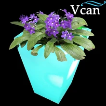 Наружный или внутренний цветочный горшок изменение цвета декора Водонепроницаемый светодиодный светильник садовая мебель VC-F4055
