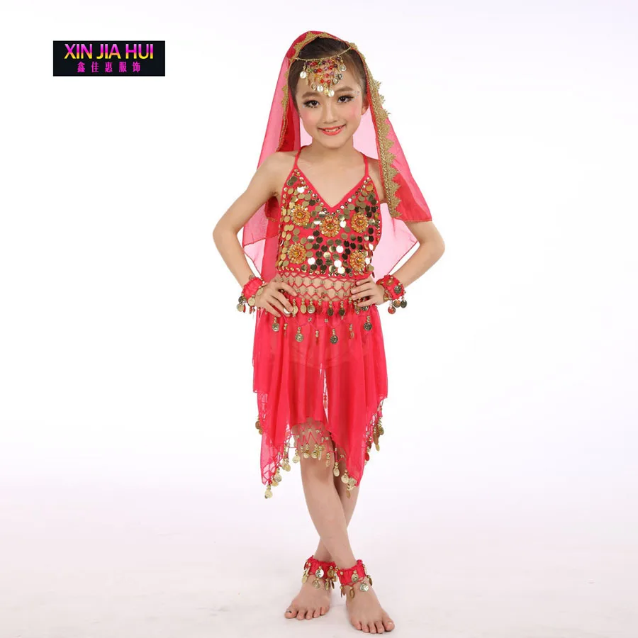 Indian Sari Girls Dress Orientale Enfant Indian Costumes For Kids