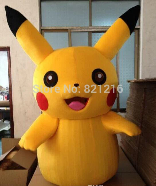 

New Adult Child Pikachu mascot fancy dress costume