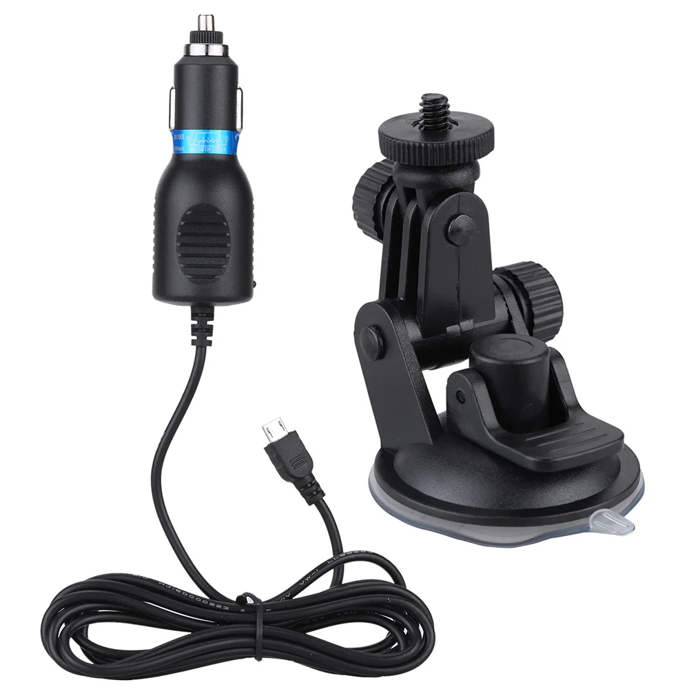 Car Charger Mount DVR Suction Cup for SJ4000 M10 Series Sports Action