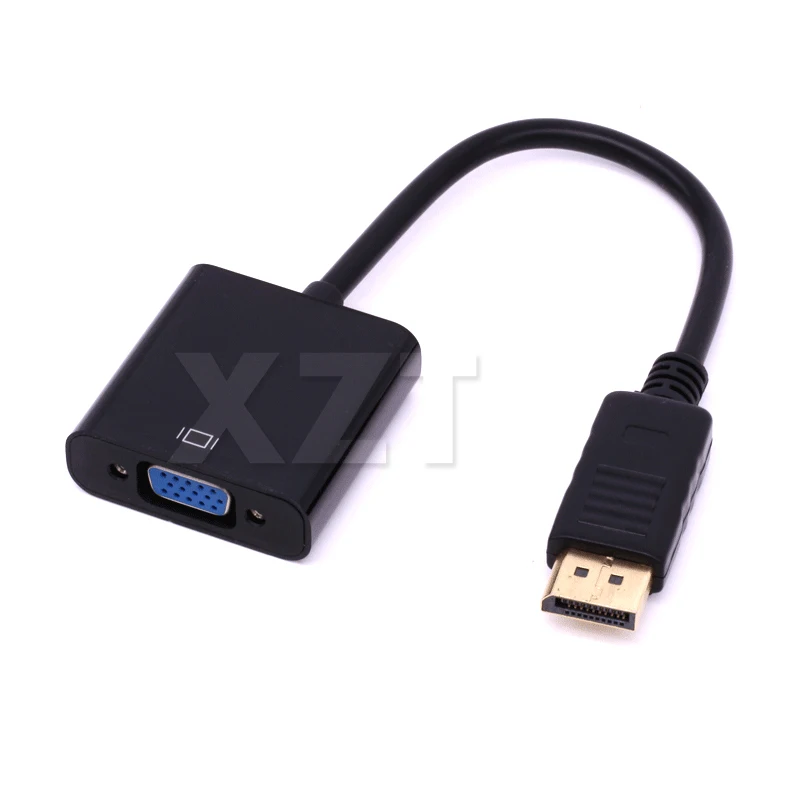 

DisplayPort Display Port DP to VGA Adapter Cable Male to Female Converter for PC Computer Laptop HDTV Monitor Projector