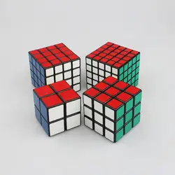 Сортеры Скорость Magic Cube 2x2x2 3x3x3 4x4x4 Сортеры cube профессионального конкурса Головоломка Куб детские игрушки Рождественский подарок 4 шт