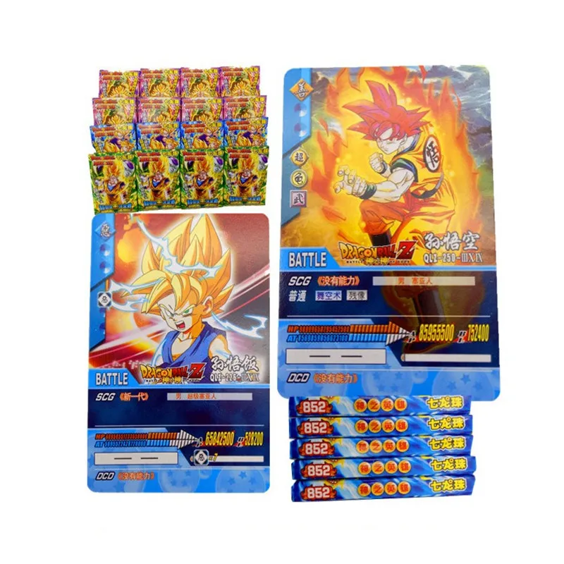 16 шт. игра Kaart Коллекционная битва Kaart Kinderen Interactief spelgoed Dragon Ball карта Zoon Goku Saiyan Budokai Ultra Instinct