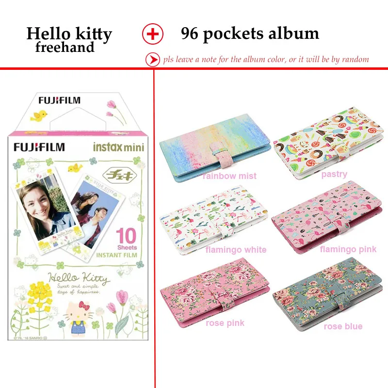 Белая пленка для Fuji Instax Мини-пленка рисунок «Hello Kitty» 10 листов для камеры Instax Mini 9 камеры одноступенного процесса 8 7 s 70 90 25 мгновенный с получением моментальных снимков Polariod Камера принтер для смартфонов SP2-1 шт