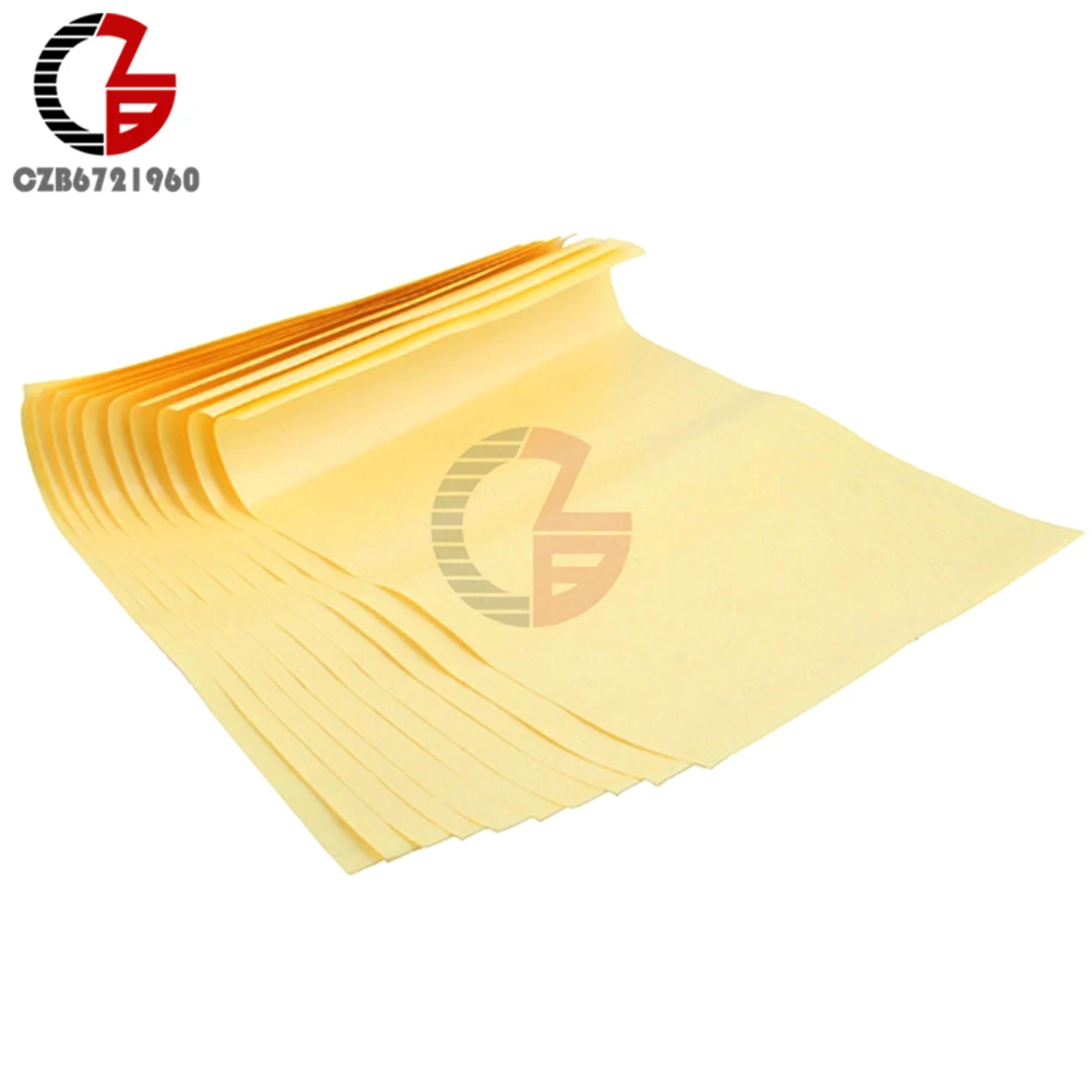 10PCS A4 Toner Heat Transfer Paper Yellow DIY PCB Electronic Prototype Mark for Laser Printer