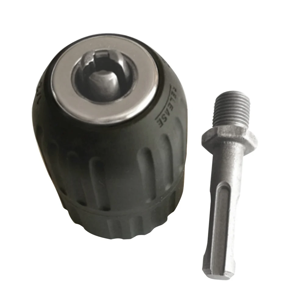 

New Useful 2-13mm High Quality Keyless Impact Drill Chuck Hand Tool With Lock And SDS Adaptor For Home Tools
