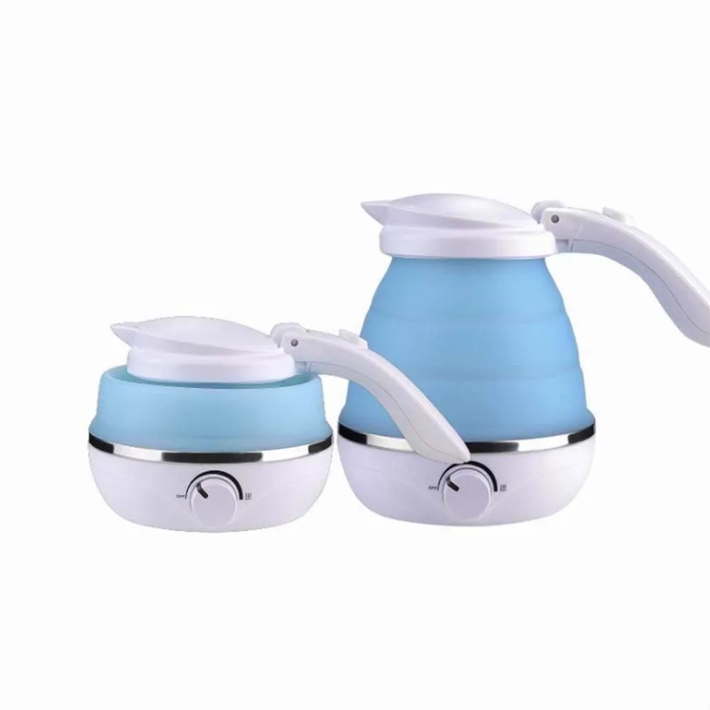 

Mini silicone folding overseas travel electric kettle, small capacity portable domestic kettle 110V Taiwan, USA