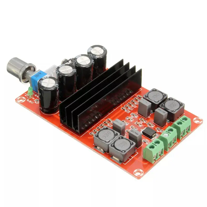 

Tpa3116D2 2X100W 2 Channel Digital Amplifier Audio Board Dual Channel 12 To 24V Audio Amplifier Board Diy Module For Arduino