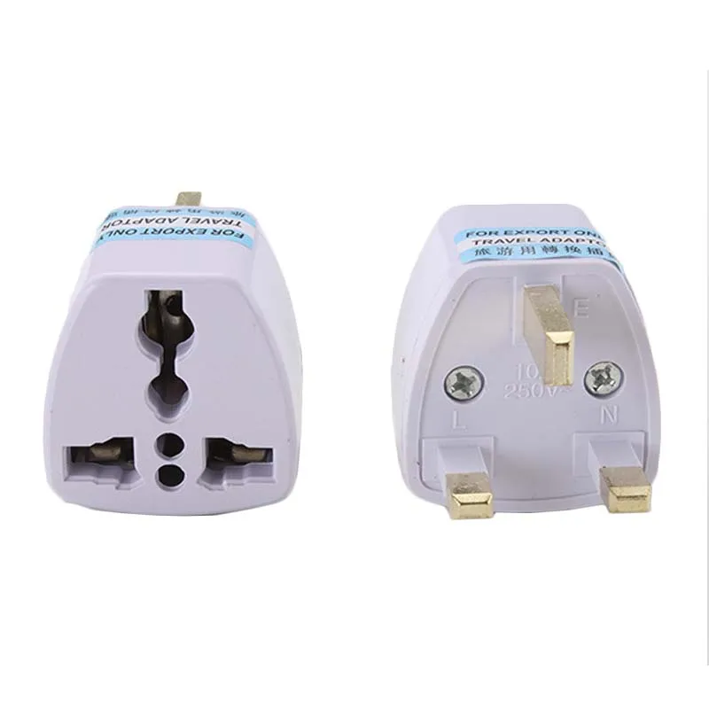 High Quality Electrical Sockets Portable Europe US To UK Power Adapter Converter Wall Plug