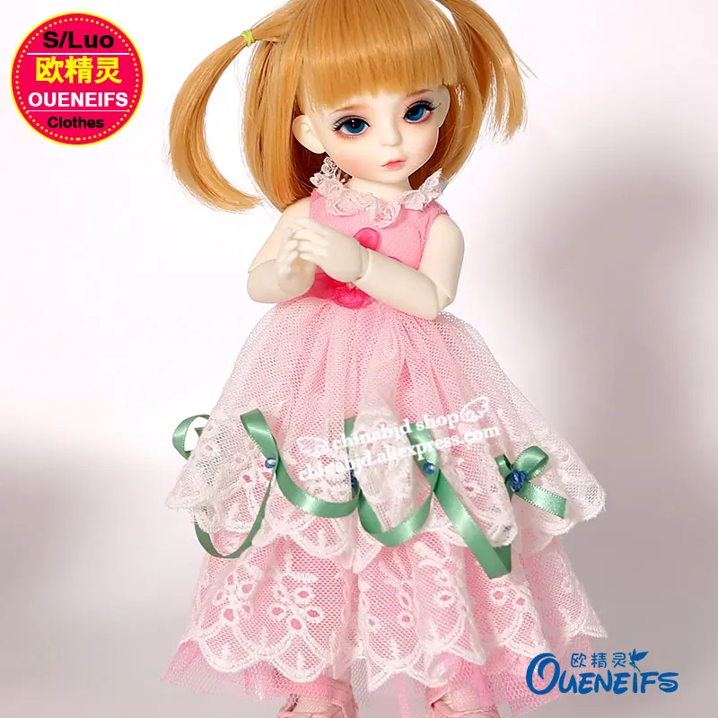 Одежда для кукол BJD 1/6 оригинальная газовая юбка с кружевной кромкой тела Lati Littlefee