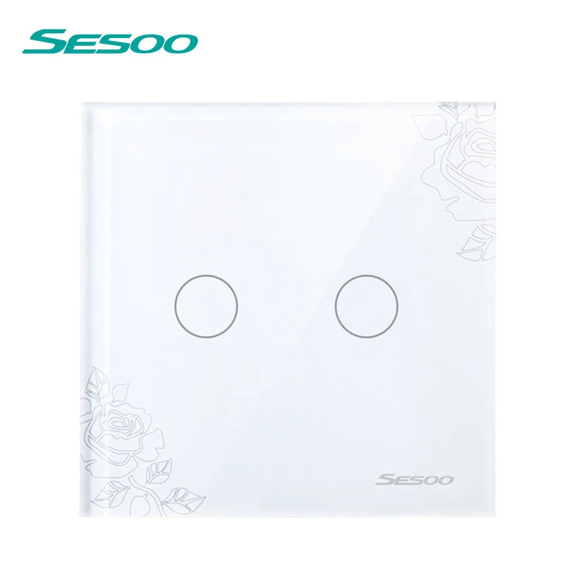  SESOO Touch Wall Switch 1/2/3 Gang LED Indicator Smart Home RF433 Wireless Remote Control Light Swi - 32721902988