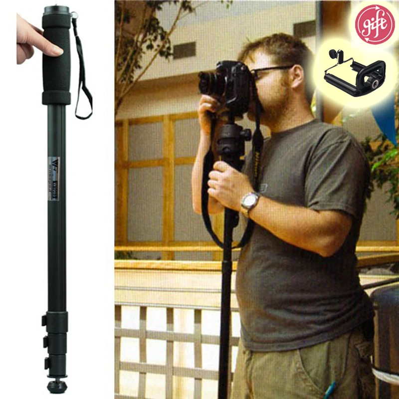 Hot selling WT1003 WT 1003 Professional Alloy Camera tripod Monopod Lightweight 67 171cm for Sony Canon