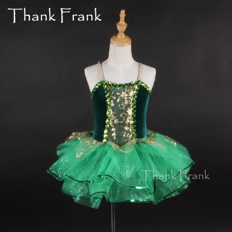 Girls Gymnastic Camisole Leotard Ballet Tutu Skirt Ballerina Dancewear Costume