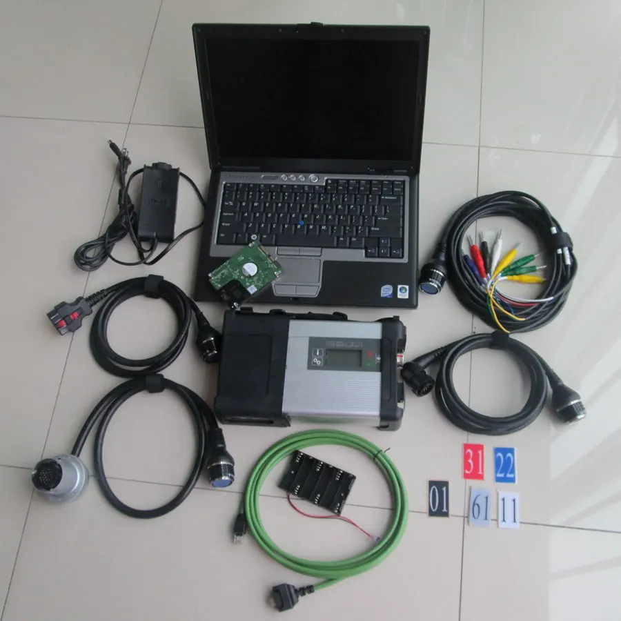  MB SD C5 diagnóstico + hdd Software 20199 v software de Ingeniero + mb star c5 sd con ordenador por