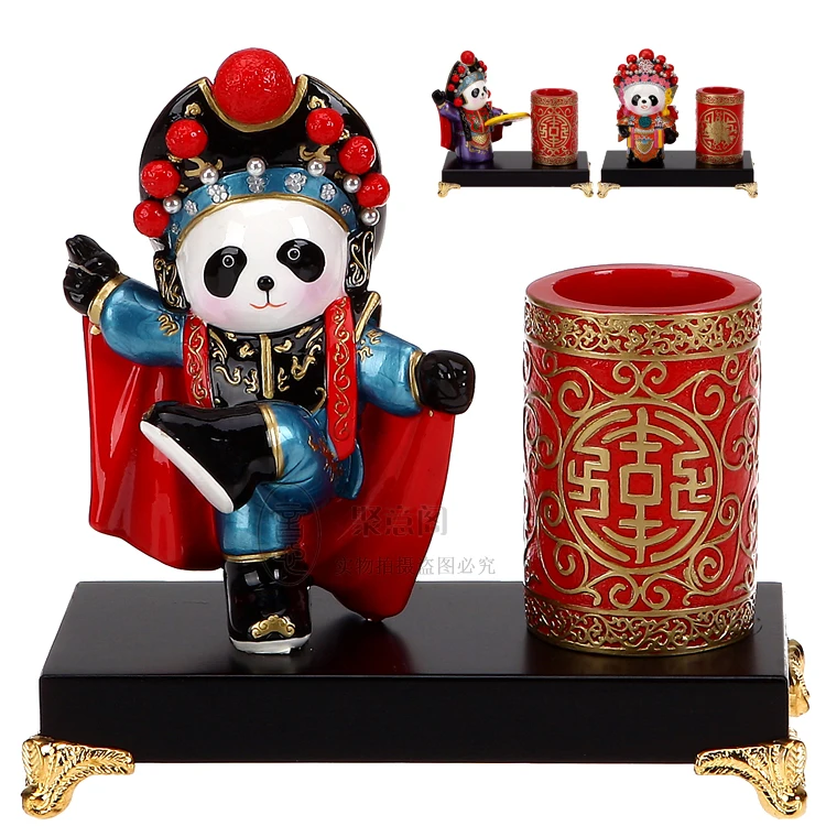Decoration Arts crafts girl gifts get married Chinese wind Beijing Opera pen panda foreign gift foreigner traditional forei | Дом и сад