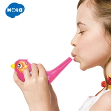 1 шт красочные Рисованные водные птицы свисток Bathtime музыкальные игрушки для детей Обучающие Игрушки для раннего развития Детские Рождественские подарки