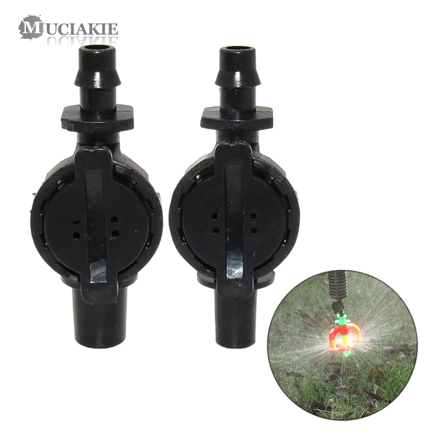 

MUCIAKIE 20PCS Anti Drip Device Anti-drip Valve Garden Irrigation Sprinkler Connector 6mm 7.5mm to 1/4'' (4/7mm) Barb Micro