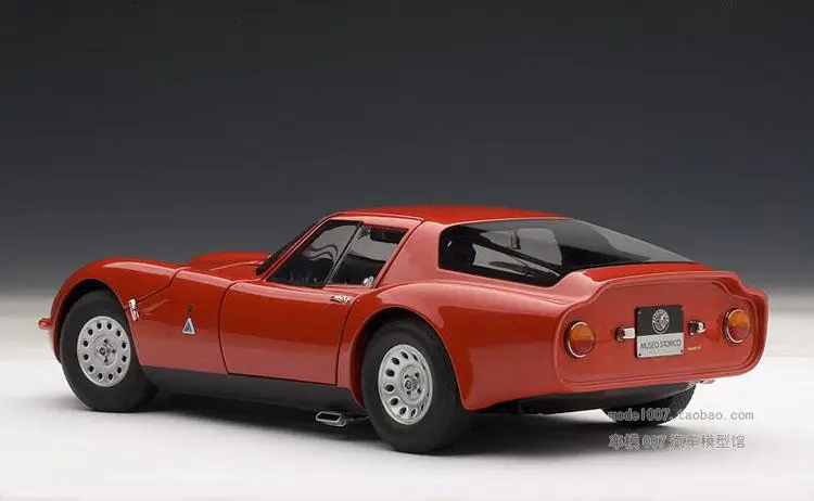 AUTOart 1:18 Alfa Romeo ALFA ROMEO TZ2 1965 модель автомобиля из сплава